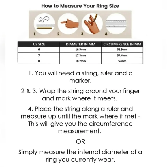 🖤 Black & Violet Ring Stack Set - Picture 10 of 10